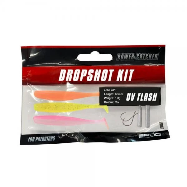 Spro Powercatcher Dropshot Kit UV Flash 3 Spro Powercatcher Dropshot Kit UV Flash