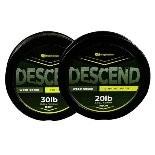 Ridgemonkey Descend Sinking Braid Weedy Green 1000m 3 Ridgemonkey Descend Sinking Braid Weedy Green 1000m