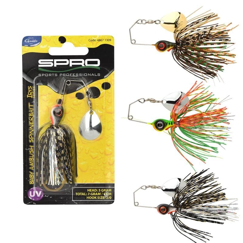 Spro Iris Baby Ambush Spinnerbait 7g 3 Spro Iris Baby Ambush Spinnerbait 7g