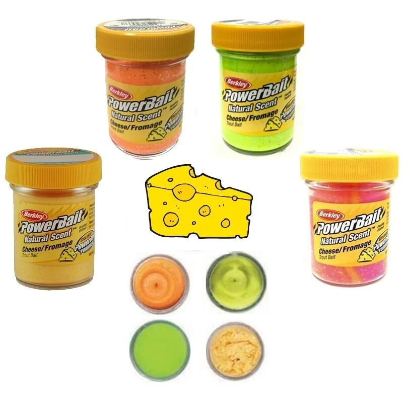 Berkley Powerbait Trout Bait Natural Scent Cheese 3 Berkley Powerbait Trout Bait Natural Scent Cheese