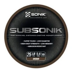 Sonik Subsonik Monofilament Brown 1200M -Verkoop Van Visgerei 2308308Sonik Subsonik Monofilament Brown 1200M 1 1