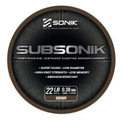 Sonik Subsonik Monofilament Brown 1200M -Verkoop Van Visgerei 2308309Sonik Subsonik Monofilament Brown 1200M 2 1
