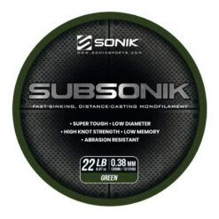 Sonik Subsonik Monofilament Green 1200M -Verkoop Van Visgerei 2308322Sonik Subsonik Monofilament Green 1200M 2 1