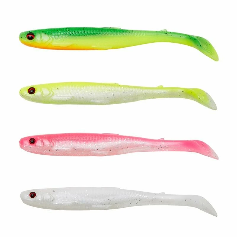 Savage Gear Slender Scoop Shad 11cm Dark Water Mix 5 Savage Gear Slender Scoop Shad 11cm Dark Water Mix - Afbeelding 3