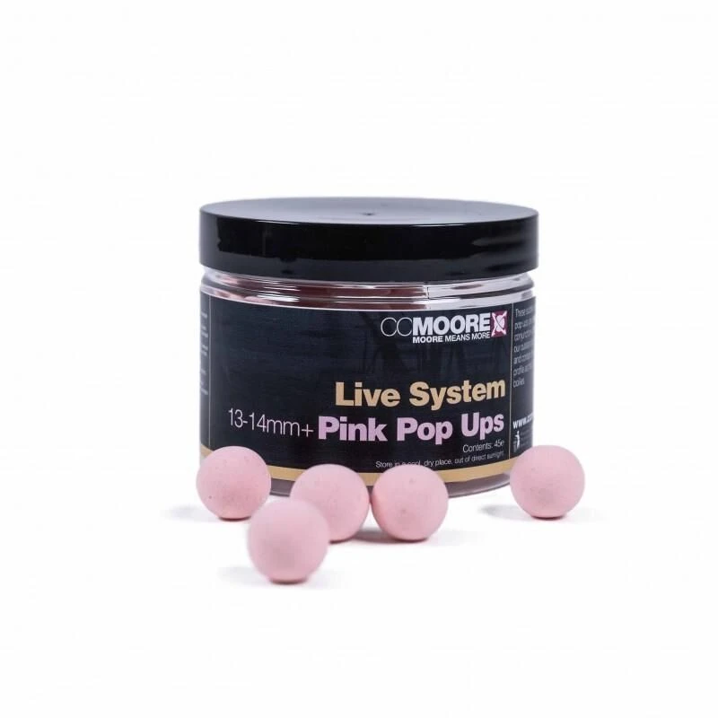 CC Moore Live System Pink Pop-Ups 13-14mm 3 CC Moore Live System Pink Pop-Ups 13-14mm