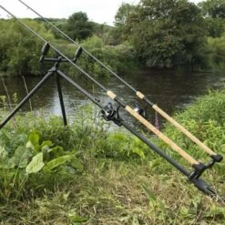 Korum Deluxe River Tripod 15 Korum Deluxe River Tripod -Verkoop Van Visgerei 4023970Korum Deluxe River Tripod 5