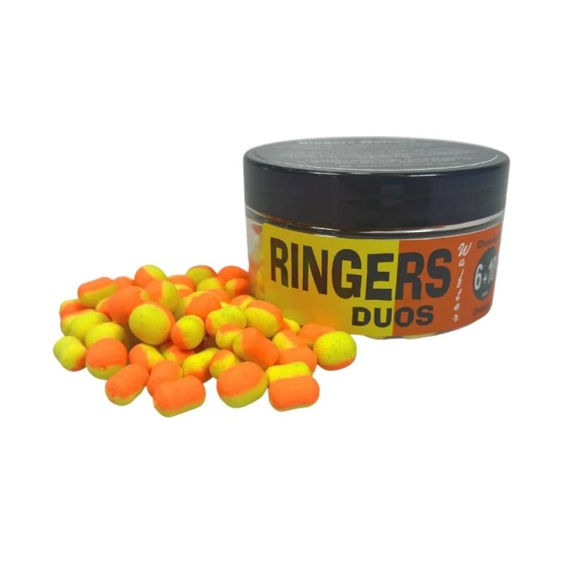 Ringers Wafters Duos Yellow & Orange 6&10mm 3 Ringers Wafters Duos Yellow & Orange 6&10mm