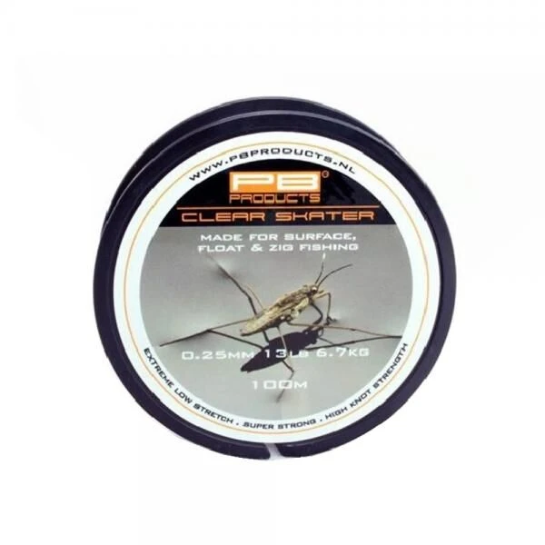 PB Products Clear Skater 100m 0.25mm 13lb 6.7kg